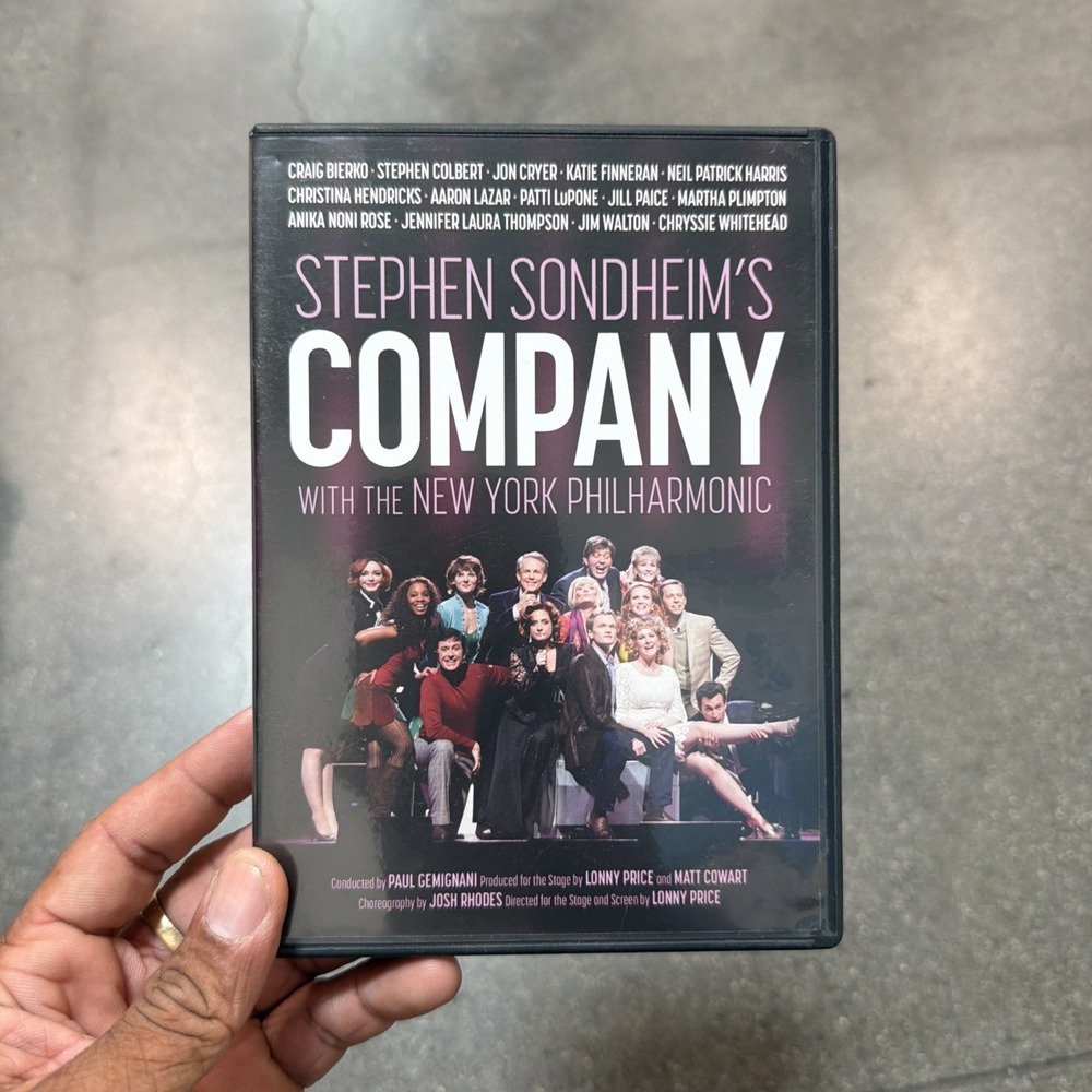 Sondheim's Company - Neil Patrick Harris, LuPone (DVD, 2012) Scratch Free Disc